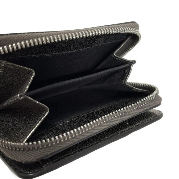 JIMMY CHOO Regina - Silver Leather Bifold Wallet 141-080125 - Picture 4 of 5